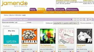 Jamendo screenshot
