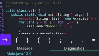 Java N-IDE screenshot