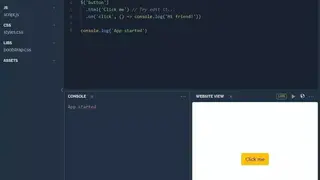 JavaScript Playground screenshot
