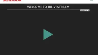 Jblivestream screenshot