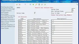 JD Edwards World screenshot