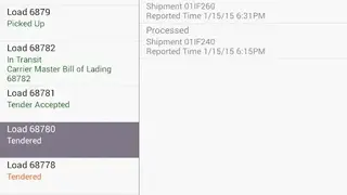 JDA TMS screenshot