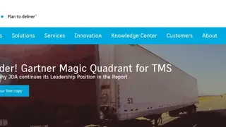 JDA TMS screenshot
