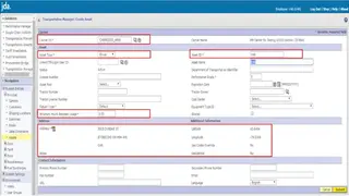 JDA TMS screenshot