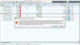 JDownloader screenshot
