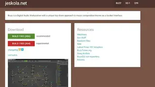 Jeskola Buzz screenshot