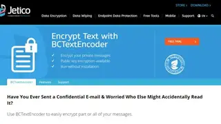 Jetico BCTextEncoder screenshot