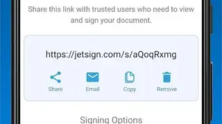 JetSign Signature App screenshot