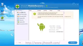 Jihosoft Android Data Recovery screenshot