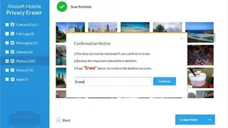 Jihosoft Mobile Privacy Eraser screenshot