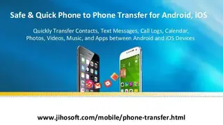 Jihosoft Phone Transfer screenshot