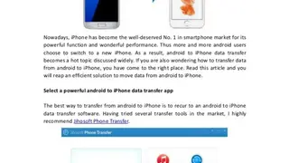 Jihosoft PhoneTransfer screenshot