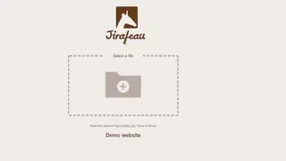 Jirafeau screenshot