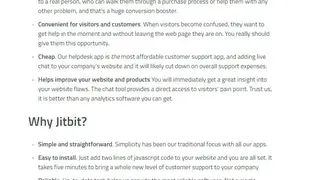 Jitbit Live Chat screenshot