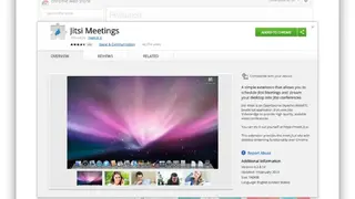 Jitsi Meetings Extension screenshot