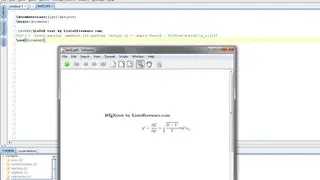 JLatexEditor screenshot