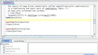 JLatexEditor screenshot