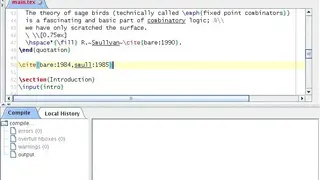 JLatexEditor screenshot