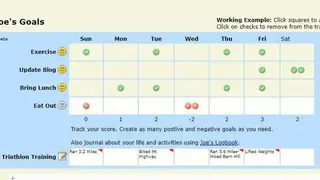 Joe’s Goals screenshot