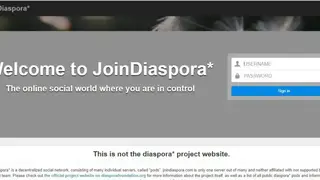 JoinDiaspora screenshot