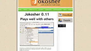 Jokosher screenshot