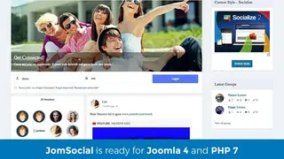 JomSocial screenshot