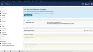 Joomla screenshot