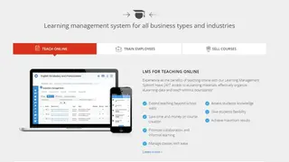 JoomLMS screenshot