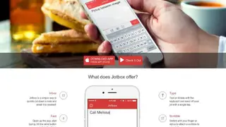 Jotbox screenshot