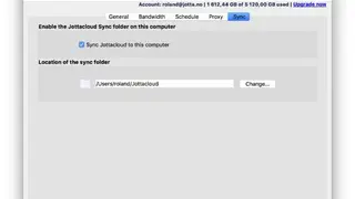 Jottacloud screenshot