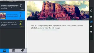 Journaley screenshot