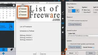 Journaley screenshot
