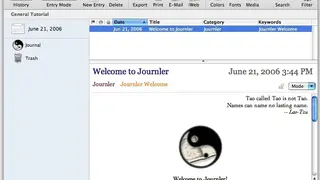 Journler screenshot