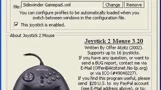 Joystick 2 Mouse screenshot