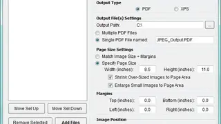 JPEG to PDF screenshot
