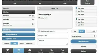 jQuery Mobile screenshot