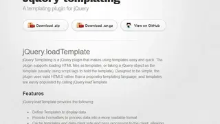 Jquery-template screenshot