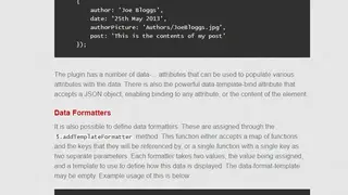 Jquery-template screenshot