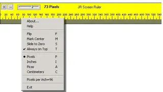 JR Screen Ruler screenshot