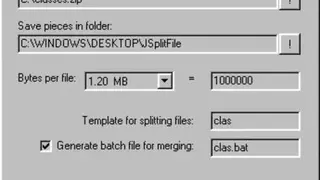 JR Split File screenshot