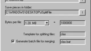 JR Split File screenshot