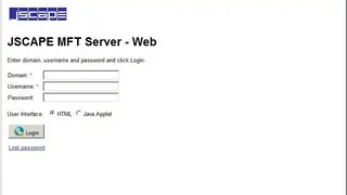 JSCAPE MFT Server screenshot