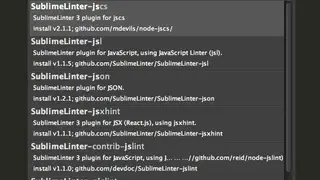 JSLint screenshot
