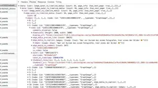 JSON screenshot