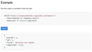 JSON Placeholder screenshot