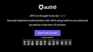 JSON Web Token screenshot