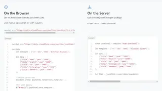 Json2html screenshot