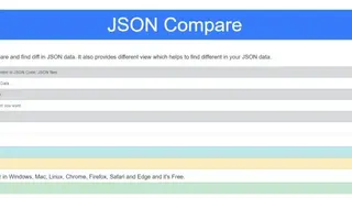 JSONCompare screenshot
