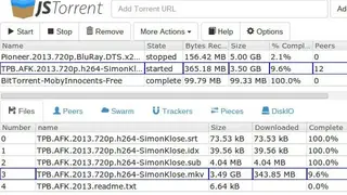 JSTorrent screenshot
