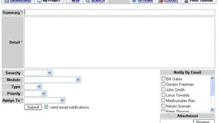Jtrac screenshot